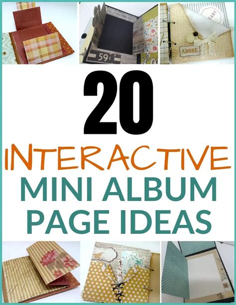 interactive mini album page ideas einat kessler