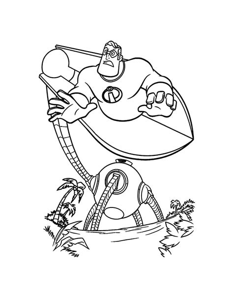 coloring pages incredibles  svg png eps dxf  zip file