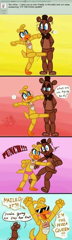 freddy pssh nice try toy chica oh god toy chica haha yes fnaf fnaf fnaf sister