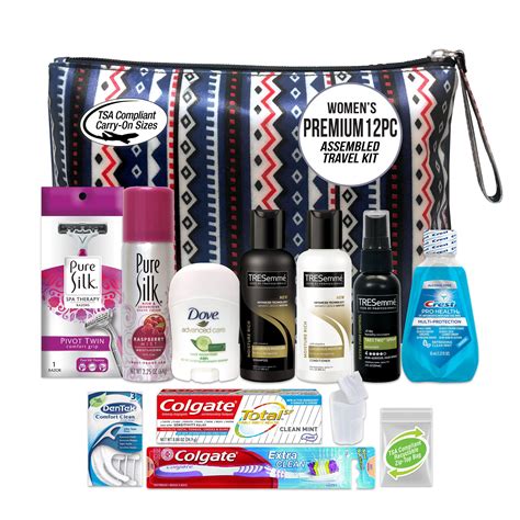convenience kits international womens tresemme premium  pc assembled travel kit tsa