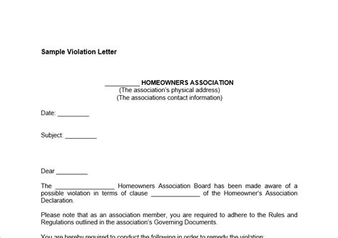 hoa assessment letter template fill  printable vrogueco