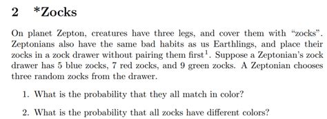 solved  planet zepton creatures   legs  cheggcom