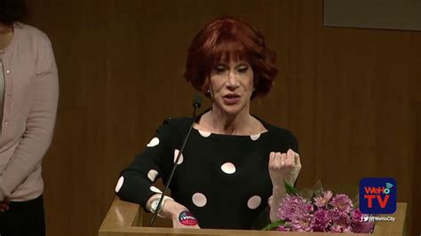 Omg Watch Kathy Griffin Gives Remarks At The Rainbow Key Awards Omg