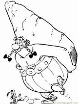 Obelix Asterix Menhir Carry Atividades sketch template