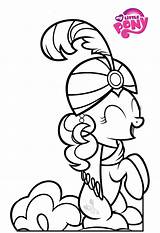 Pinkie Coloring Sombrero sketch template