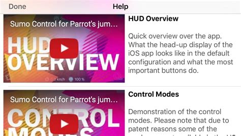 digitalsirup app sumo control  parrots jumping sumo