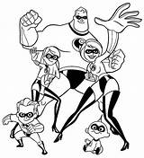 Incredibles Incriveis Coloringpagesfortoddlers sketch template