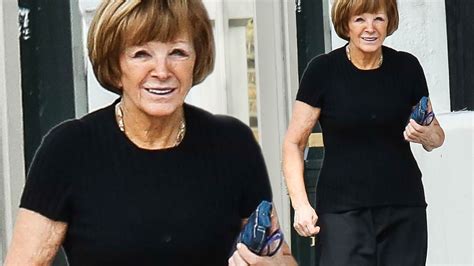has anne robinson had more surgery star spotted with puffy face after