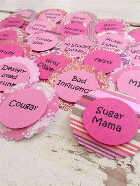 Bachelorette Party Brooch Pins Nick Name Tags By