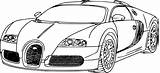 Bugatti Veyron Chiron Kleurplaat Kleurplaten Malvorlagen Getdrawings Bugattiveyron Rennautos Danieguto Lamborghini Printen sketch template