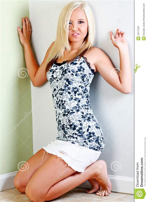 Cute Teen Fashion Stock Image Image Of Girl Happy Pose