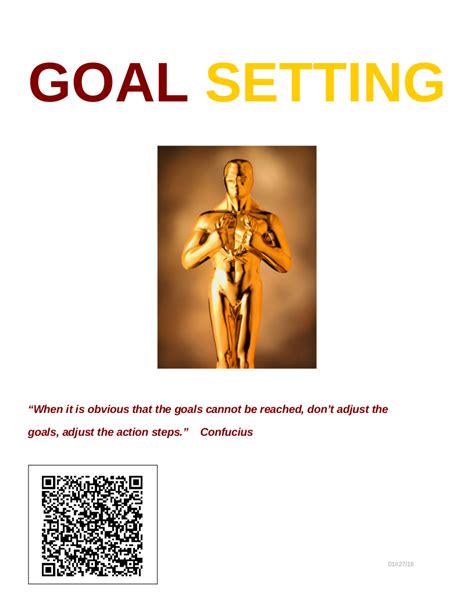 goal setting  students  examples format  examples