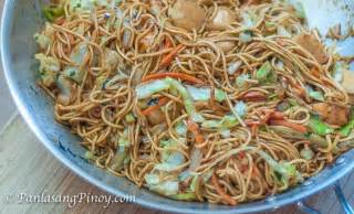 squid ball pancit canton recipe chow mein and recipe