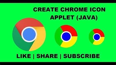 create  chrome icon  applet java  bk tutorial youtube