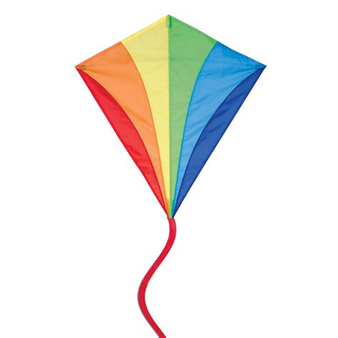premier kite traditional rainbow   diamond kite