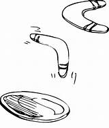 Boomerang Throw sketch template