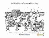 Sheet Solus Chef Thanksgiving Coloring Celebrates Holidays sketch template