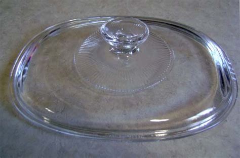 Corning Pyrex Clear Glass Oval Replacement Lid F 12 C From Anniesavenue