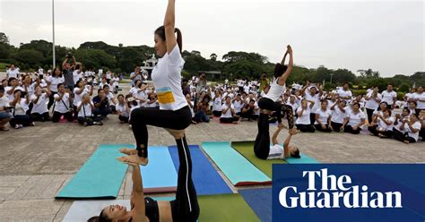 International Yoga Day In Pictures Life And Style The Guardian