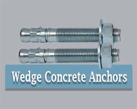 types  concrete anchors understand  specifically  machinery