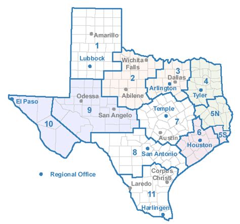 texas map counties  cities  latest map update