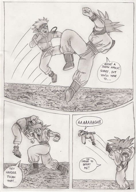 goku vs naruto page 13 by nick kazama on deviantart