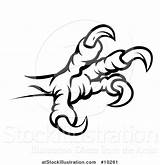 Talons Eagle Claw Sharp Blackand Illustration Vector Atstockillustration Buy sketch template