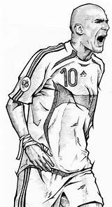 Zidane Zinedine Illustration Inspiration Zizou Behance Sunday Football Espn Classic Controversies Great Soccer Fussball Sports Creativeoverflow Choose Board sketch template