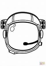 Astronauta Casco Astronaut Helmet sketch template