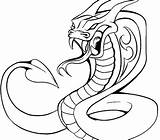 Cobra Coloring Pages Drawing Snake Spitting Headed King Color Indian Three Getdrawings Getcolorings Print Printable sketch template