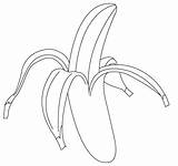 Tegning Banan Banane Coloriage Colorat Tegninger Colorier Farvelaegning Farvelægning Frugter Planse Ale Să şi Bananer Jucăm Copiilor Printre Fructele Preferate sketch template