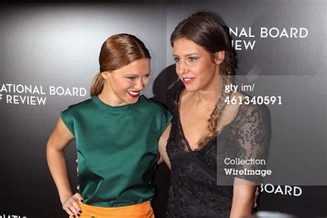 Actors Lea Seydoux And Adele Exarchopoulos Attend The 2014