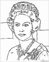 Queen Elizabeth Pages Andy Coloring Warhol Print Color sketch template