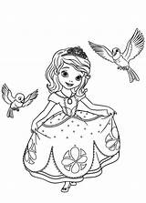 Coloring Pages Princess Disney Zosia Kolorowanka Sofia First Printable Ksiezniczka Księżniczka Cartoon Kids sketch template