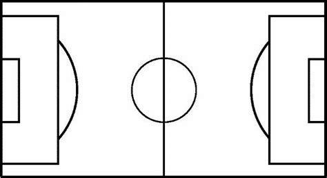 soccer field layout printable clipart