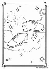 Coloriage Franny Magiques Chaussures 56k sketch template