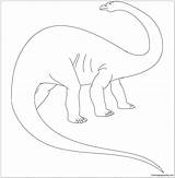Jurassic Apatosaurus Pages Coloring Dinosaur Color sketch template