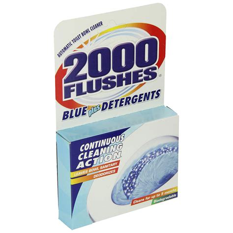 2000 flushes 201020 blue plus detergents automatic bathroom toilet bowl