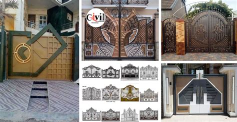 main entrance gate design ideas  enhancing  home  engineering discoveries