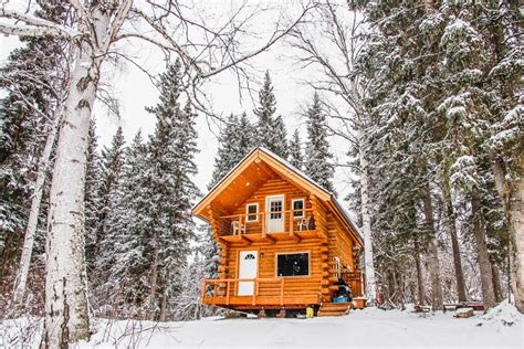 cozy alaskan log cabin cabanas en renta en fairbanks alaska estados unidos