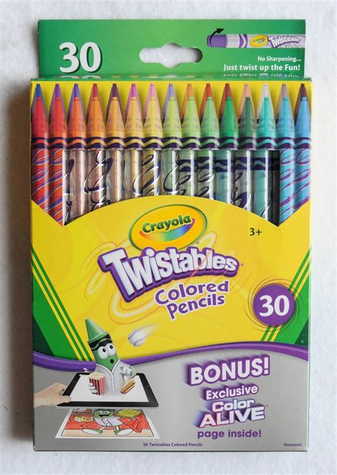 crayola twistables colored pencils  color alive whats
