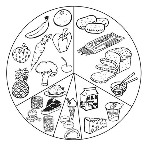 list healthy food coloring page kids coloring pages pinterest
