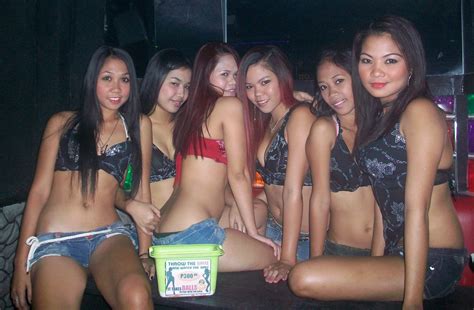 a group of sexy subic filipina bar girls in barrio