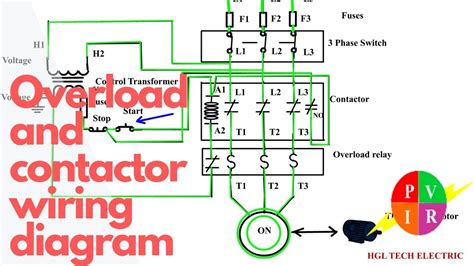 phase contactor wiring diagram start stop cadicians blog