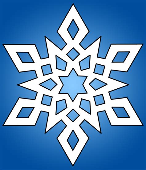 clip art snowflake grayscale winter snow season abcteach