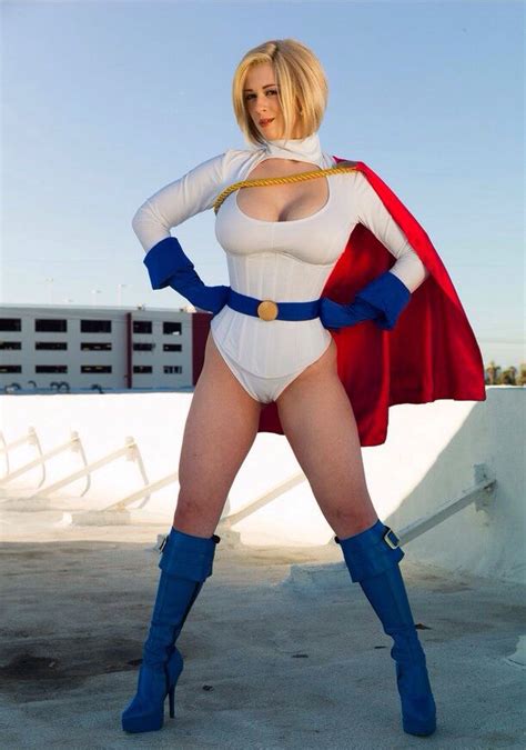 Sexy Cosplay Power Girl Cosplay Pinterest Power