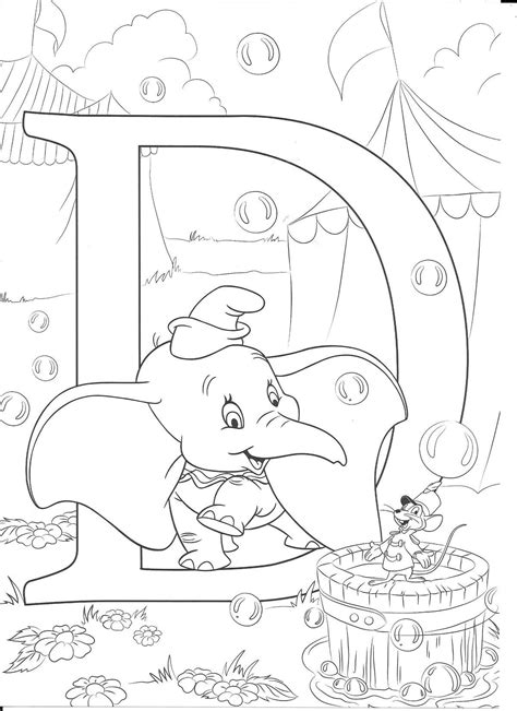 full page disney alphabet coloring pages coloring pages ideas