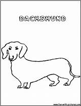 Dachshund Coloring Pages Fun sketch template