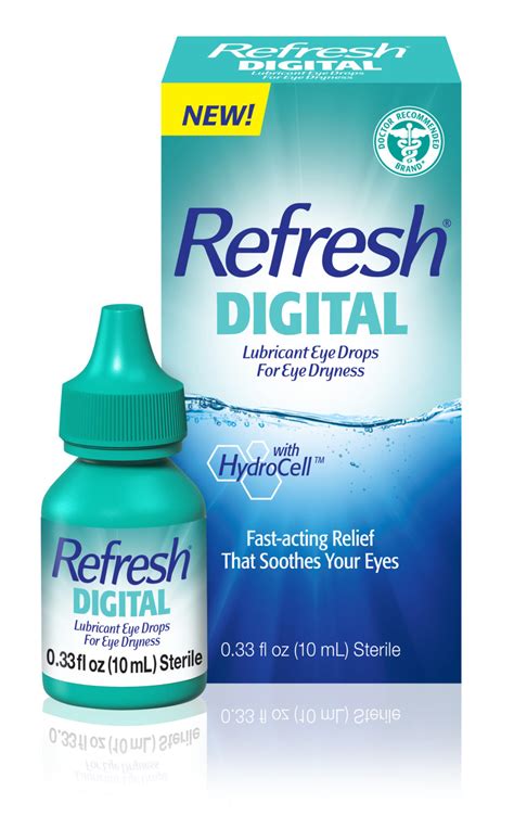 New Refresh® Digital Lubricant Eye Drops Tackle Eye Dryness Due To