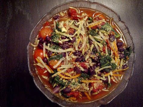 chias in my soup tomato kale soup chia recipe chia